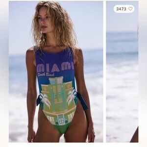Brand new free people one piece swimsuit Size M